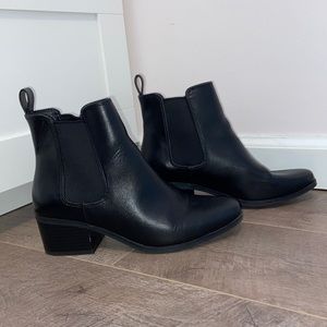 Black Chelsea booties